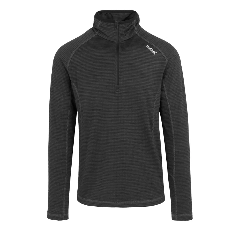 Image of Regatta Regatta Men 'Yonder II' Half Zip Fleece in Grey Size: 3X-Large Grey XXXL Male 5063019762241