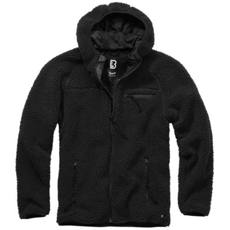 Image of Brandit Teddyfleece Worker Jacket Black Size Xxxxx Large