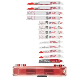 Image of Milwaukee 13 Piece Sawzall Reciprocating Saw Blade Set