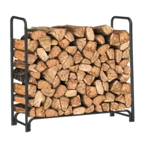 Image of Neo 120cm Metal Log Storage Rack with Cover