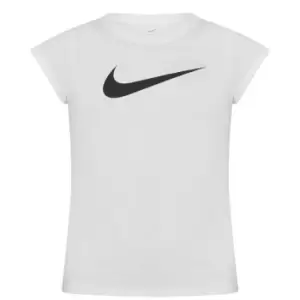 Image of Nike Swoosh T Shirt Infant Girls - White