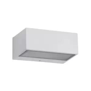 Image of Leds C4 Lighting - Leds-C4 Nemesis Aluminium - LED Outdoor Wall Light Grey IP44
