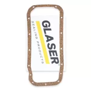 Image of GLASER Sump Gasket OPEL,CHEVROLET,Daewoo X04285-01 652577,652611 Oil Pan Gasket,Oil Sump Gasket,Gasket, oil pan