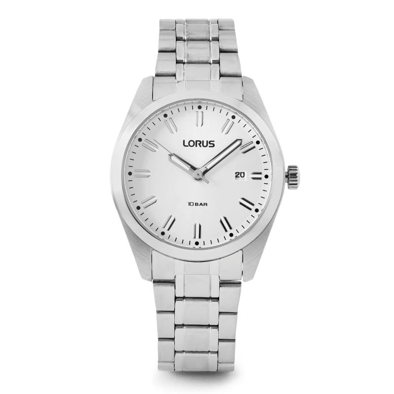 Image of Lorus RH977PX9 Sports Date 100m (39mm) White Sunray Dial / Watch