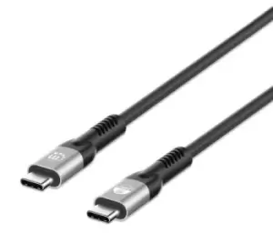 Image of Manhattan USB-C to USB-C Cable (240W), 1m, Male to Male, Black,...