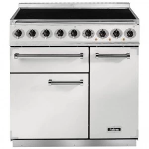Image of Falcon F900DXEIWHN 82430 90cm Deluxe Induction Range Cooker - White