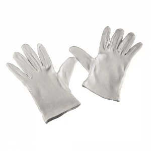 Image of Cotton Gloves size L White (1 pair)