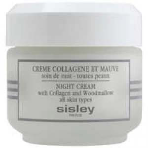 Image of Sisley Anti-Aging Care Botanical Night Cream with Collagen and Woodmallow 50ml