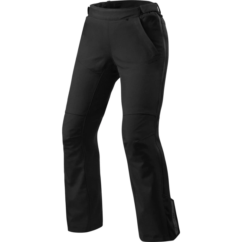 Image of Rev It Berlin H2O Ladies Motorcycle Trousers 38 Black Short (UK 10) Black