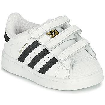Image of adidas SUPERSTAR CF I boys's Childrens Shoes Trainers in White,8 toddler,9 toddler
