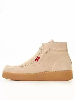 Image of Levis Suede Red Tab Boot - Beige, Beige, Size 37, Women