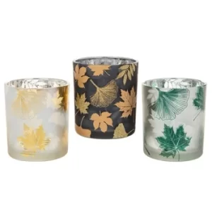 Image of Autumn Leaves Tealight Small