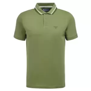 Image of Barbour Mens Otterburn Polo Burnt Olive Medium