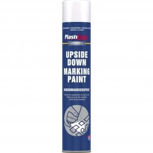 Image of Plastikote Marking Aerosol Spray Paint White 750ml