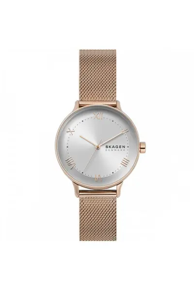 Image of skagen Stainless Steel Classic Analogue Quartz Watch - Skw2875 White