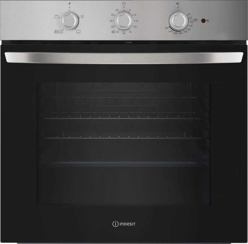 Image of Indesit IO 232H X UK Built In Electric Single Oven - Stainless Steel - A Rated