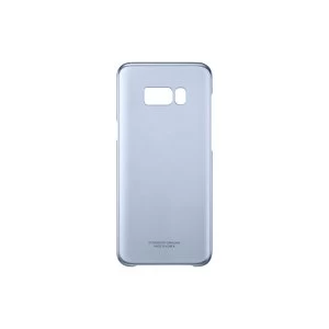 Image of Samsung EF-QG955CLEGWW Galaxy S8 Plus Clear Cover in Blue