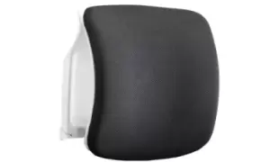 Image of Zure White Shell Black Fabric Headrest