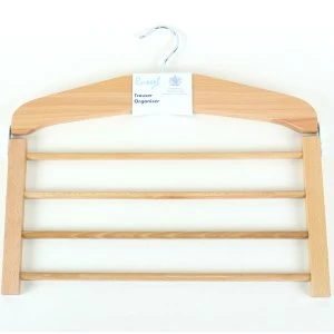 Image of H and L Russel Russel H and L Russel 4-Tier Wooden Trouser Hanger