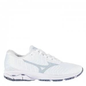 Image of Mizuno Rider Wave Knit 3 Trainers Ladies - White/Blue