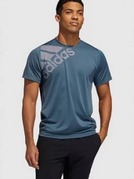 Image of Adidas Sport Graphic Bos T-Shirt - Navy
