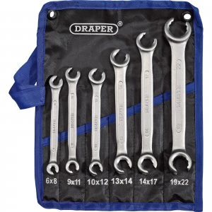 Image of Draper 6 Piece Flare Nut Spanner Set