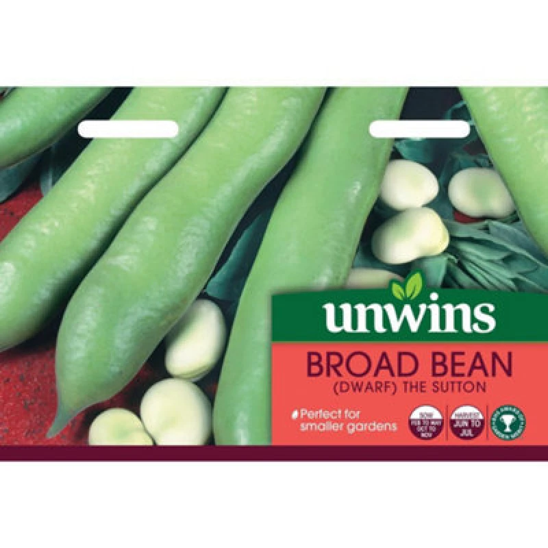 Image of Unwins Broad Bean (Dwarf) The Sutton