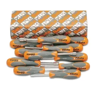 Image of Beta Tools 942 BX/S12 12pc Hi-Torque Hex Nut Spinner (Stubby) Set 009420030