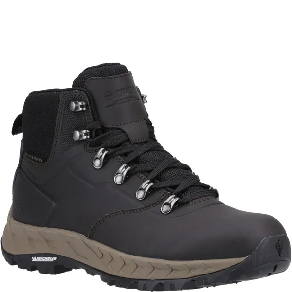 Image of Hi Tec Womens Altitude VII Leather Wartperoof Hiking Boots UK Size 4 (EU 37) Chocolate HIT124-CHOCOL-4