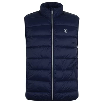 Image of Original Penguin Padded Gilet - Blue