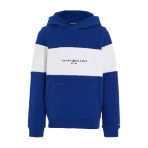 Image of Tommy Hilfiger Essential Colorblock Hoodie - Blue