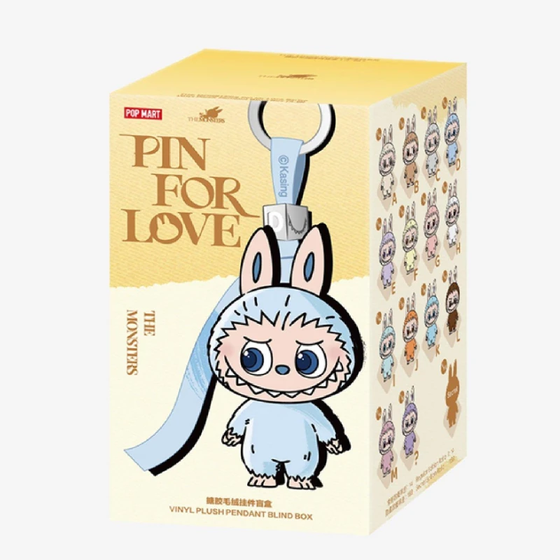 Image of Pop Mart The Monsters Mini Labubu Pin For Love Series A-M Multi unisex Single