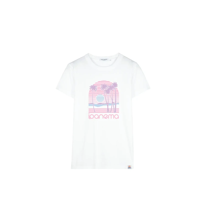 Image of French Disorder Womens T-Shirt French Disorder Ipanema Blanc Female L
