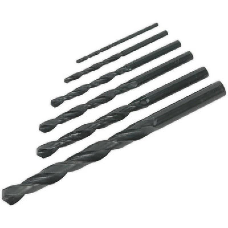 Image of Loops 6 Piece Roll Forged HSS Drill Bit Set - 2mm to 8mm - Hand & Pillar Drills Multi