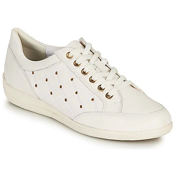 Image of Geox D MYRIA H womens Shoes Trainers in White,8