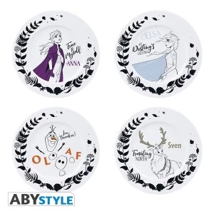 Image of Disney - Frozen 2 Heroes Set Of 4 Plates