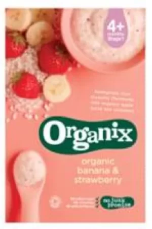 Image of Organix Organic Strawberry and Banana Porridge 120g