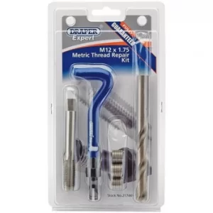 Image of Draper Metric Thread Repair Kit, M12 x 1.75