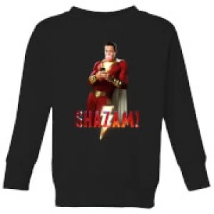 Image of Shazam Bubble Gum Kids Sweatshirt - Black - 3-4 Years