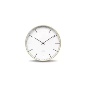 Image of Wood Index Clock - White/35Cm