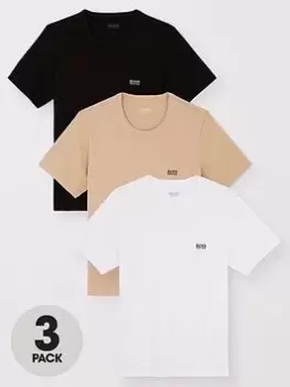 Image of BOSS Bodywear 3 Pack T-Shirt - Multi, Size L, Men