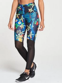 Image of Nike Training Power Hyper Femme Legging Multi Print Size XS Women