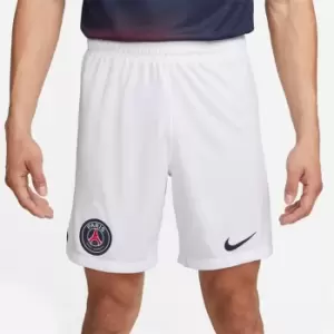 Image of Nike Saint-Germain 2023/24 Stadium Home/Away Mens Nike Dri-FIT Soccer Shorts - White