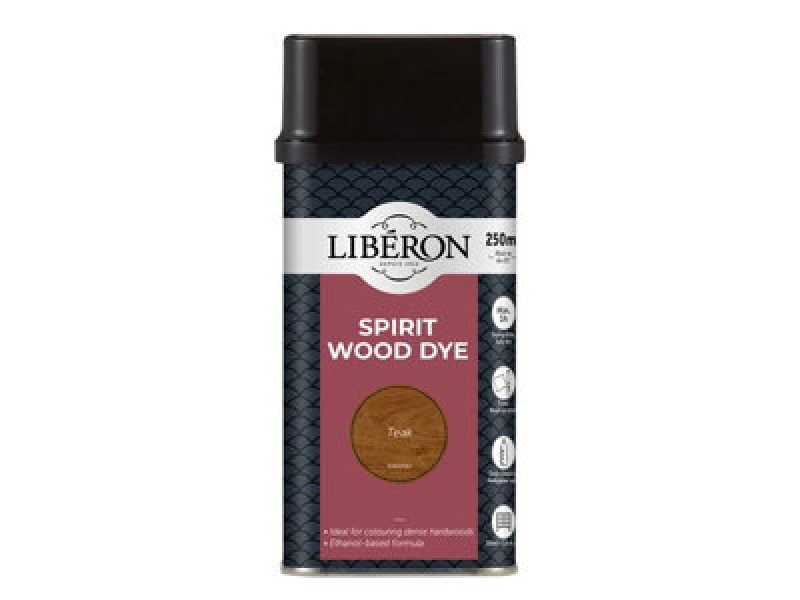 Image of Liberon Spirit Wood Dye Teak 250ml Teak