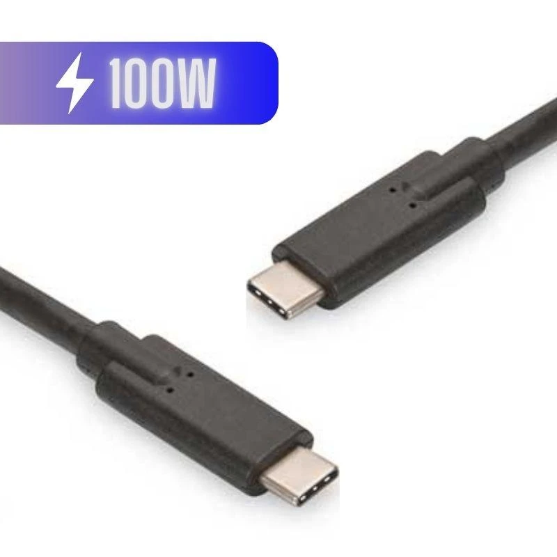 Image of FDL 0.5M USB-C to USB-C - 100W PD CHARGING CABLE (P-P) - BLACK
