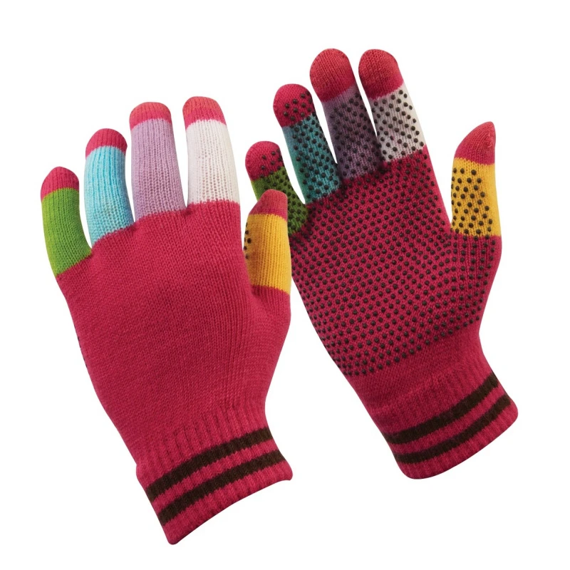 Image of Dublin Magic Pimple Grip Riding Gloves Multi unisex