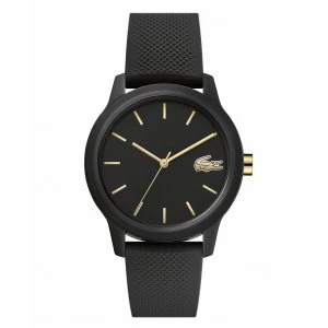 Image of Lacoste Ladies Black Silicone Strap Watch