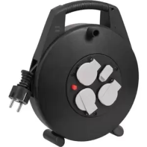 Image of Brennenstuhl 1093200600 Cable reel 10.00 m Black PG plug