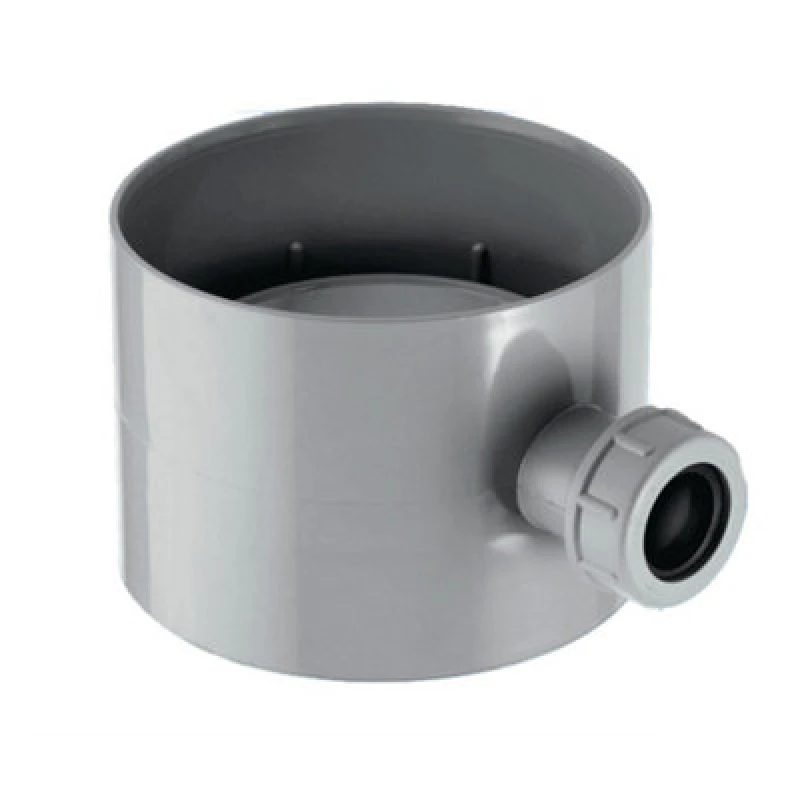 Image of McAlpine CONTRAP1 Straight Socket Condensation Trap x 19/23mm condensation drain off connection Silver