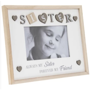 Image of Sentiments Frame Sister 4X6" By Lesser & Pavey